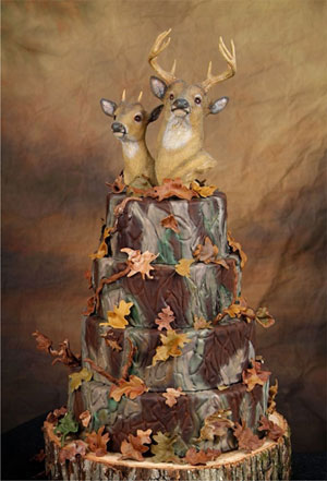 I was then astounded to find the perfect wedding cake for the obsessive deer